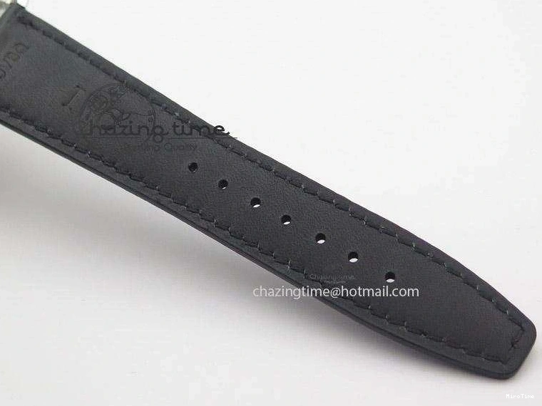 MIROTIME 0324 Portuguese IW545407 Black Dial ZF 1:1 Best Edition On Dark Blue Leather Strap DailyWear 7337